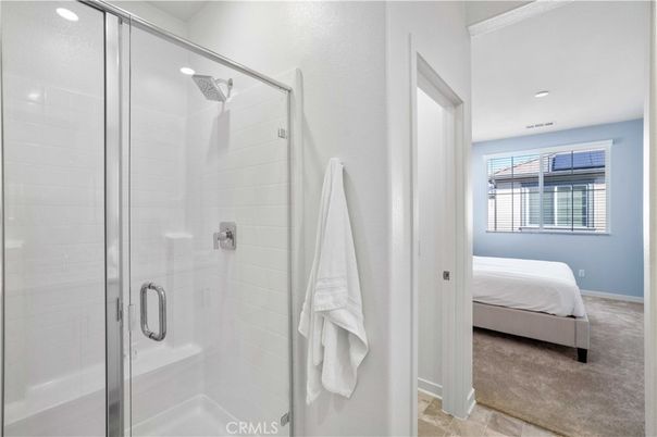 Bathroom, Bedroom, Glass Shower, Interior, Recessed Lighting