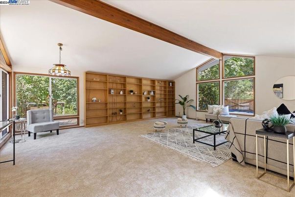 Interior, Living room, Wooden Beams