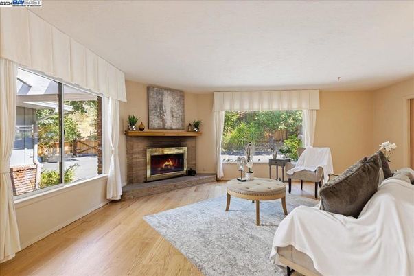 Fireplace, Interior, Wood Texture Flooring