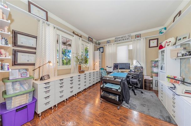 Home Office, Interior, Wood Texture Flooring