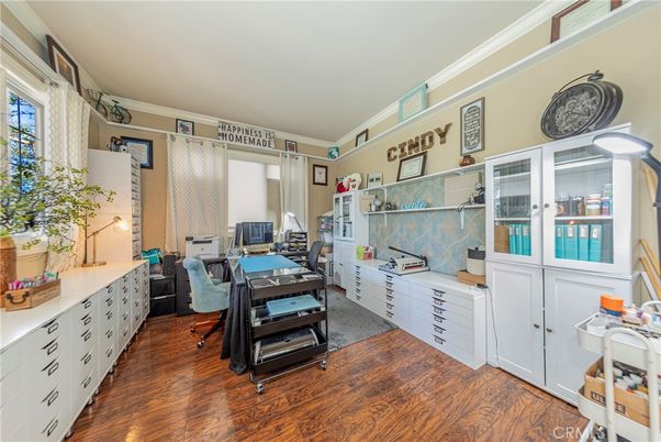 Home Office, Interior, Wood Texture Flooring