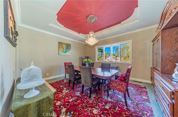 Chandelier, Dining room, Interior