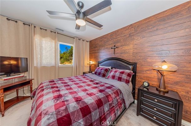 Bedroom, Interior, Wooden Walls