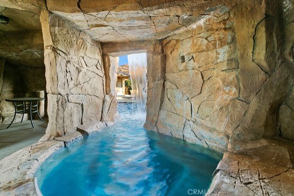 Interior, Pool, Stone Walls
