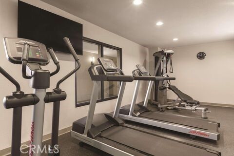 Fitness Equipment, Interior, Recessed Lighting
