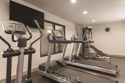 Fitness Equipment, Interior, Recessed Lighting