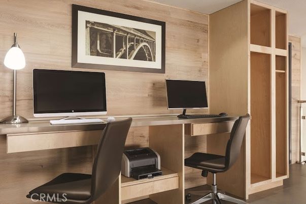 Home Office, Interior, Wooden Walls