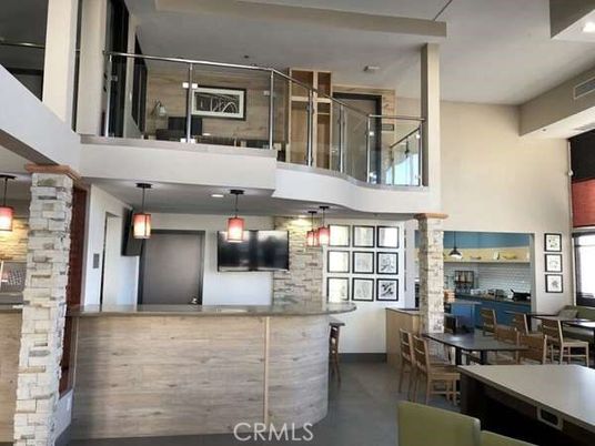 Dining room, Fireplace, Interior, Pendant Lights