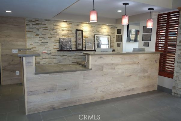 Interior, Pendant Lights, Recessed Lighting, Stone Walls, Wooden Walls