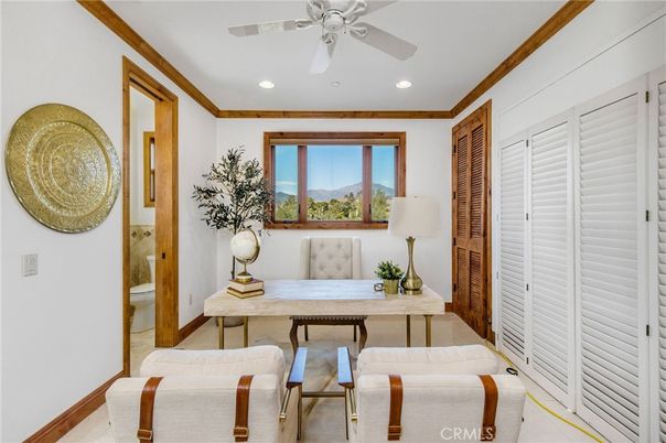 Home Office, Interior, Recessed Lighting