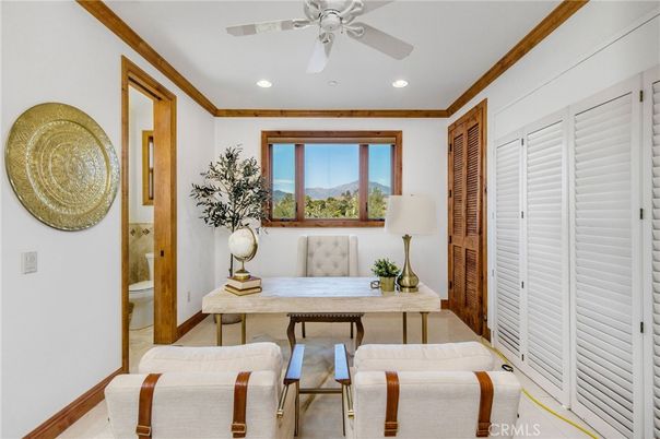 Home Office, Interior, Recessed Lighting