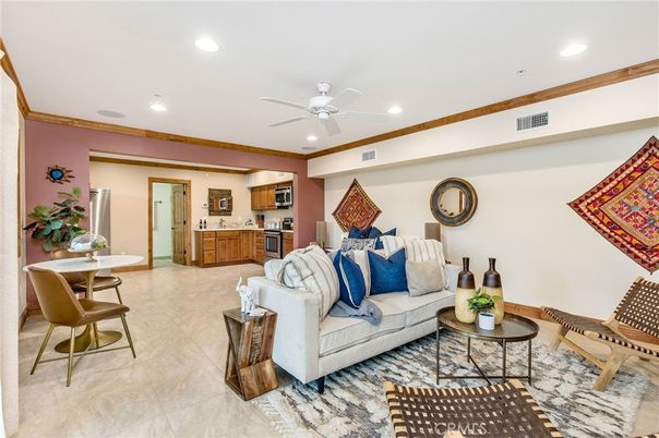 Interior, Kitchen, Living room, Recessed Lighting