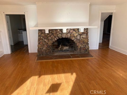 Fireplace, Interior, Wood Texture Flooring