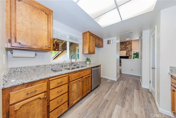 Interior, Kitchen, Wood Texture Flooring