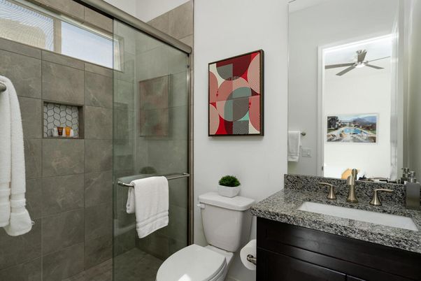 Bathroom, Glass Shower, Interior