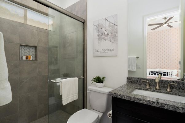Bathroom, Glass Shower, Interior