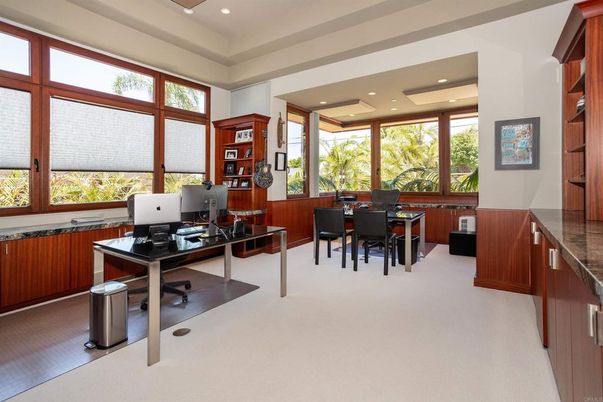 Home Office, Interior, Recessed Lighting