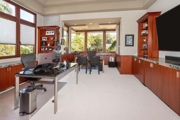 Home Office, Interior, Recessed Lighting