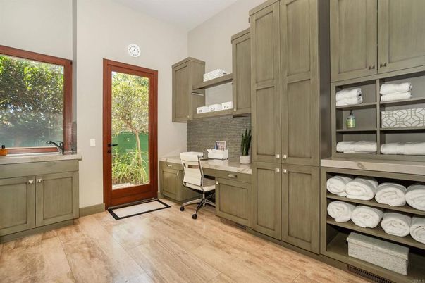 Home Office, Interior, Wood Texture Flooring