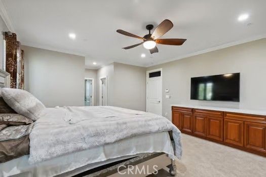 Bedroom, Interior, Recessed Lighting