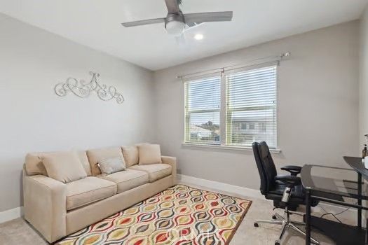 Home Office, Interior, Recessed Lighting