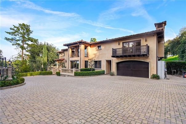 Attached, Backyard, Exterior, Facade, Mediterranean