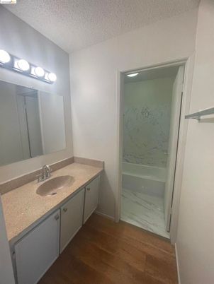 Bathroom, Interior, Marble, Marble Walls, Wood Texture Flooring