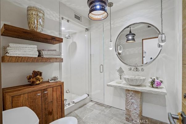 Bathroom, Glass Shower, Interior