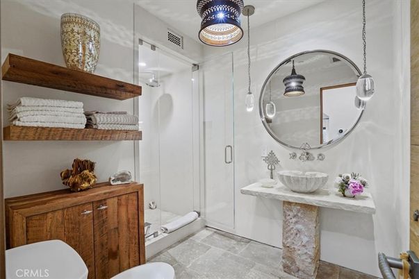 Bathroom, Glass Shower, Interior