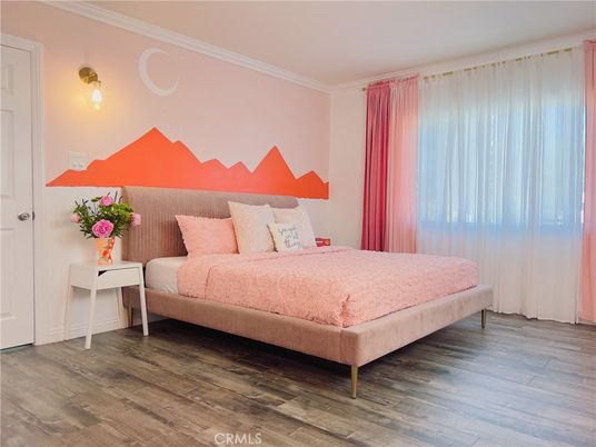 Bedroom, Interior, Wood Texture Flooring