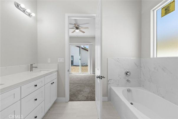 Bathroom, Dual Sink Vanities, Interior, Marble Walls