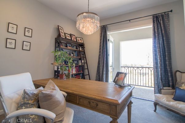 Chandelier, Home Office, Interior