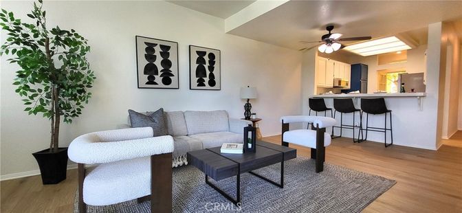 Interior, Kitchen, Living room, Wood Texture Flooring