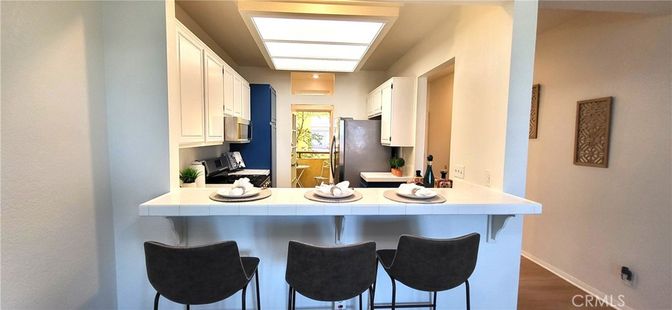 Interior, Kitchen, Wood Texture Flooring