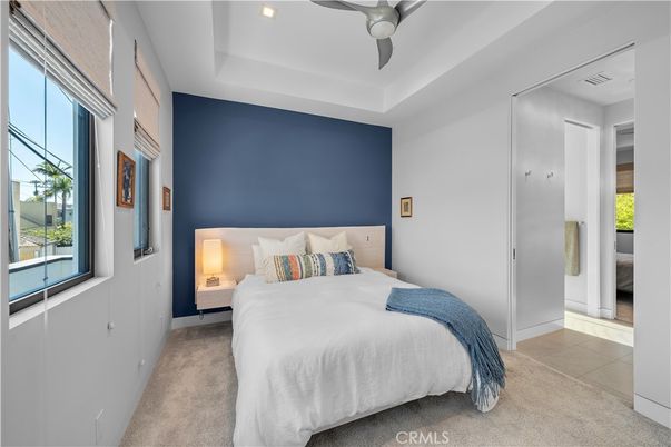 Bedroom, Interior, Recessed Lighting