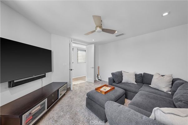 Interior, Living room, Recessed Lighting