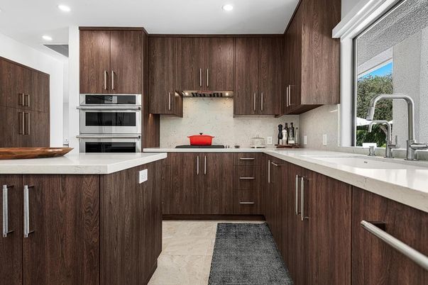 Interior, Kitchen, Marble, Recessed Lighting