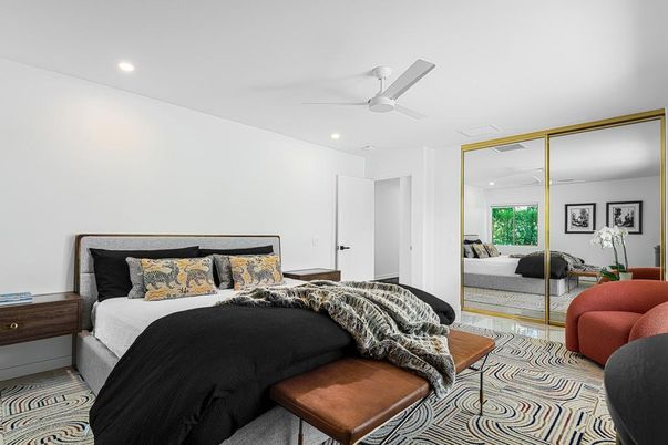 Bedroom, Interior, Recessed Lighting