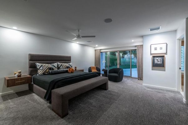 Bedroom, Interior, Recessed Lighting