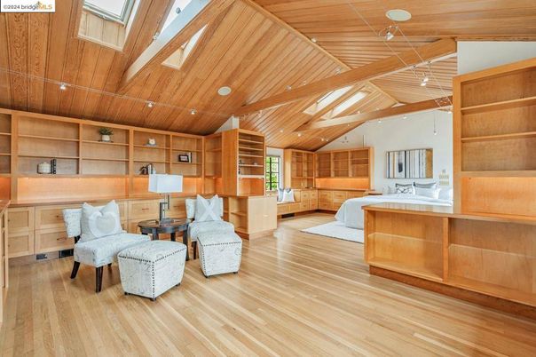 Interior, Recessed Lighting, Wooden Beams, Wooden Ceilings, Wood Texture Flooring, Wooden Walls