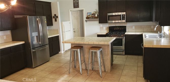 Interior, Kitchen, Stainless Steel Appliances, Tile Countertops