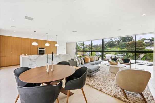Dining room, Interior, Kitchen, Living room, Pendant Lights, Recessed Lighting