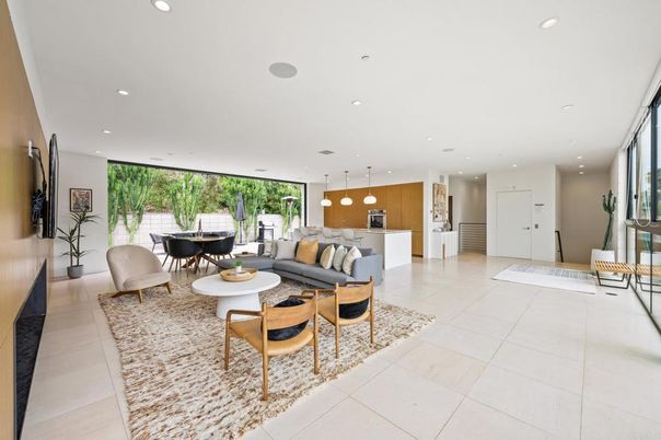 Dining room, Interior, Kitchen, Living room, Pendant Lights, Recessed Lighting
