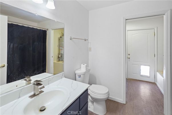 Bathroom, Interior, Wood Texture Flooring