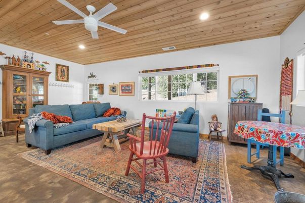 Interior, Living room, Recessed Lighting, Wooden Ceilings
