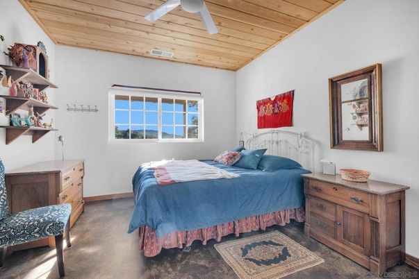 Bedroom, Interior, Wooden Ceilings