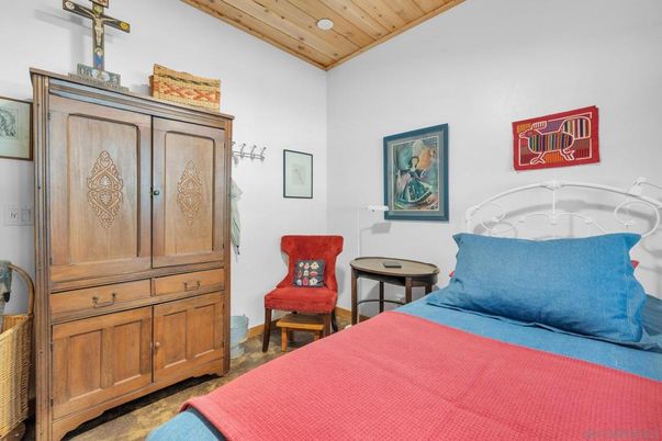 Bedroom, Interior, Recessed Lighting, Wooden Ceilings