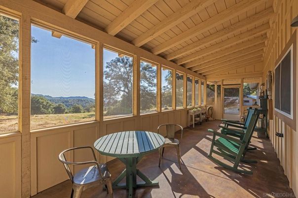 Interior, Sun Room, Wooden Beams, Wooden Ceilings