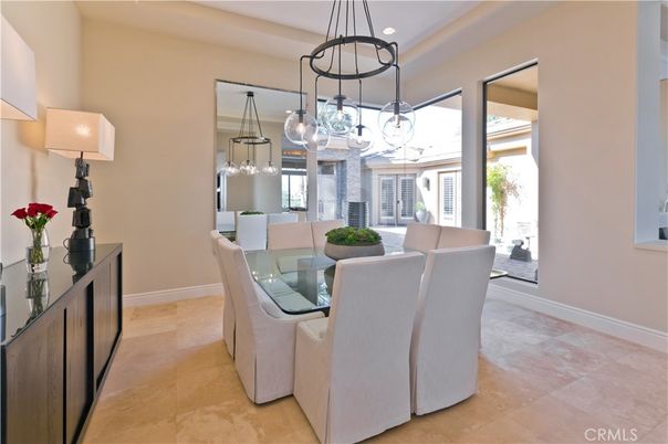 Dining room, Interior, Pendant Lights, Recessed Lighting