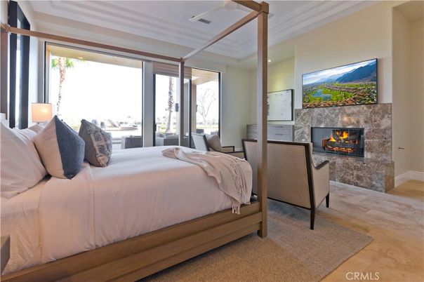Bedroom, Fireplace, Interior
